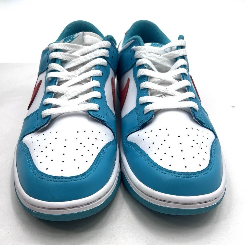 Nike Dunk Low Miami Dolphins - DV0833-102 - Mens 11.5 - Picture 5 of 13